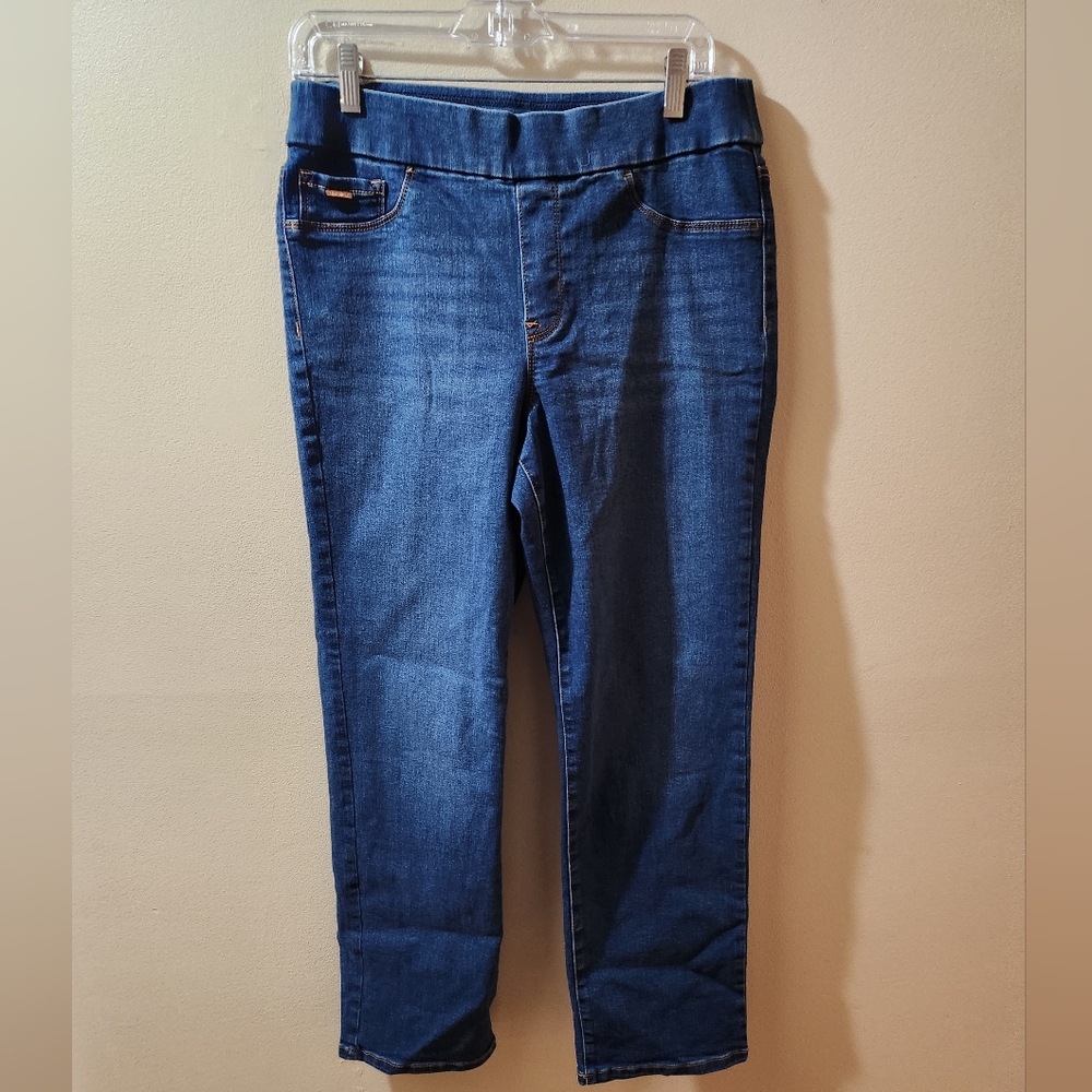 Nine West, stretchable, pull-on denim, skinny jeans,  size 10